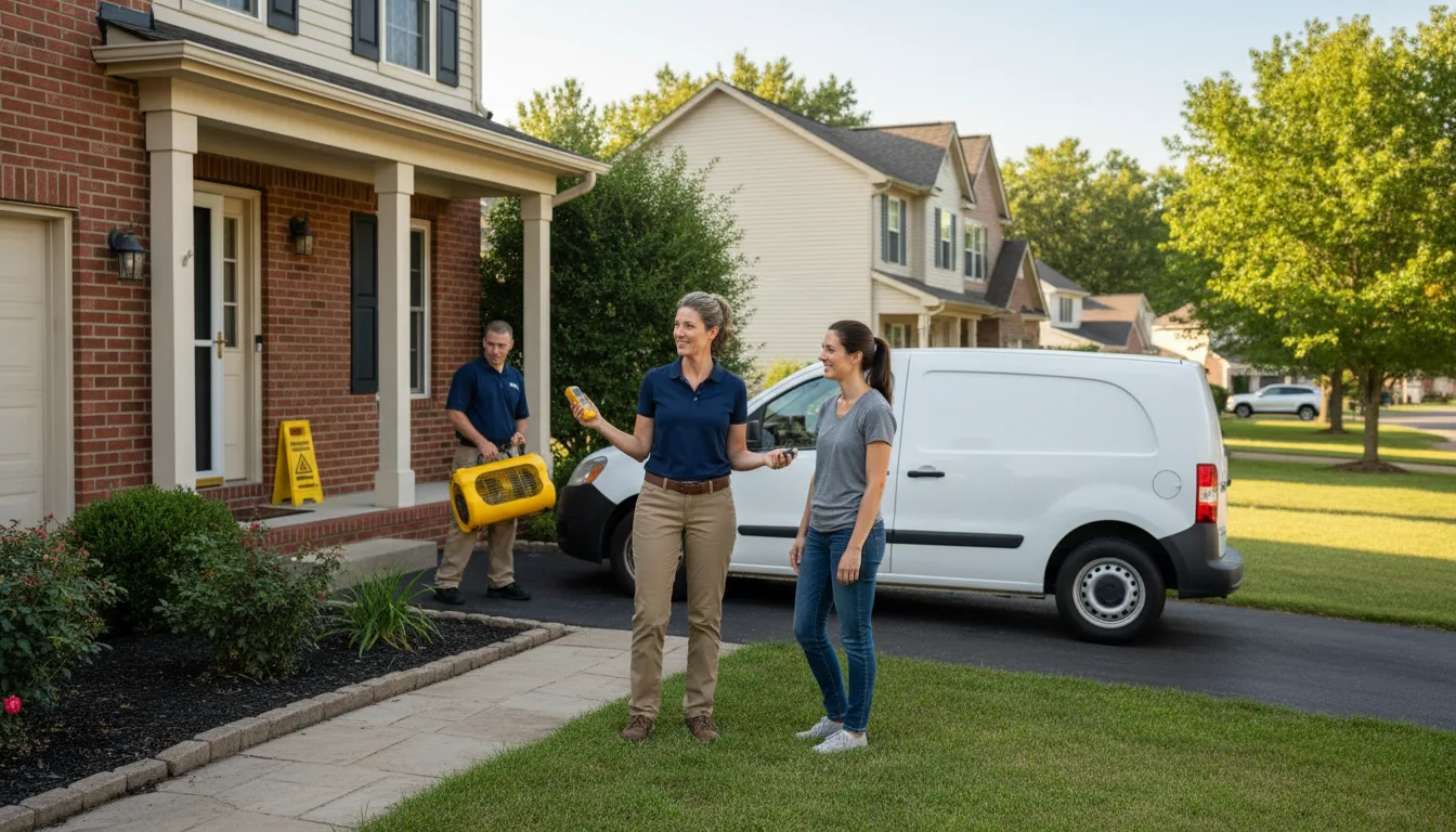 Residential water damage restoration in Little River, CA